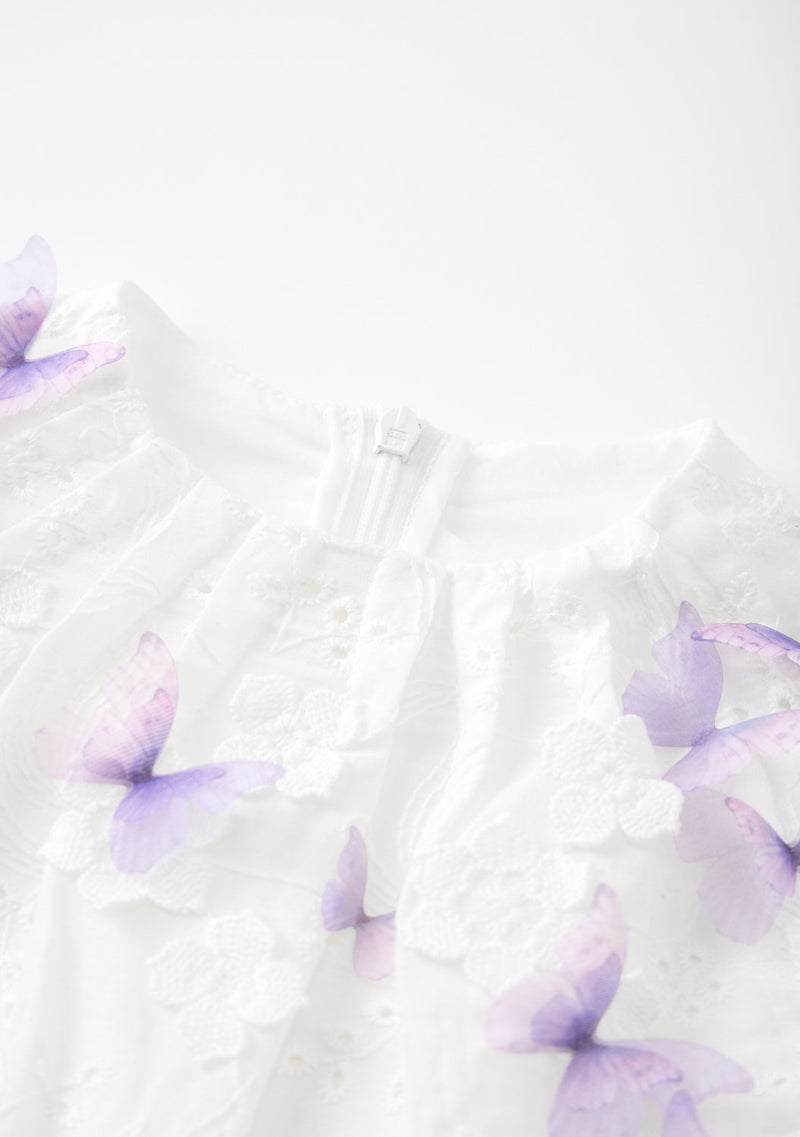 Eve Butterfly Sleeve Mini Dress