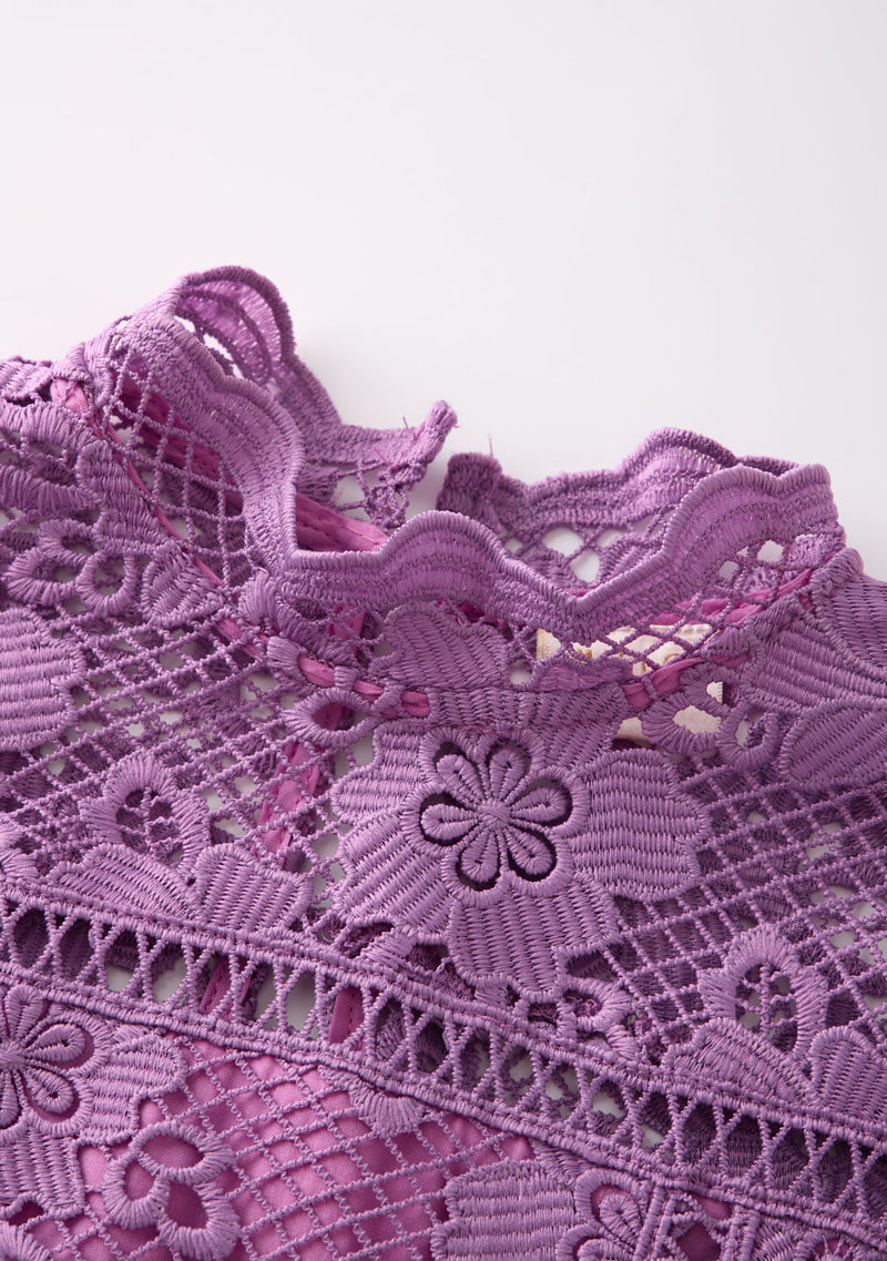 Gianna Embroidery Mini Dress