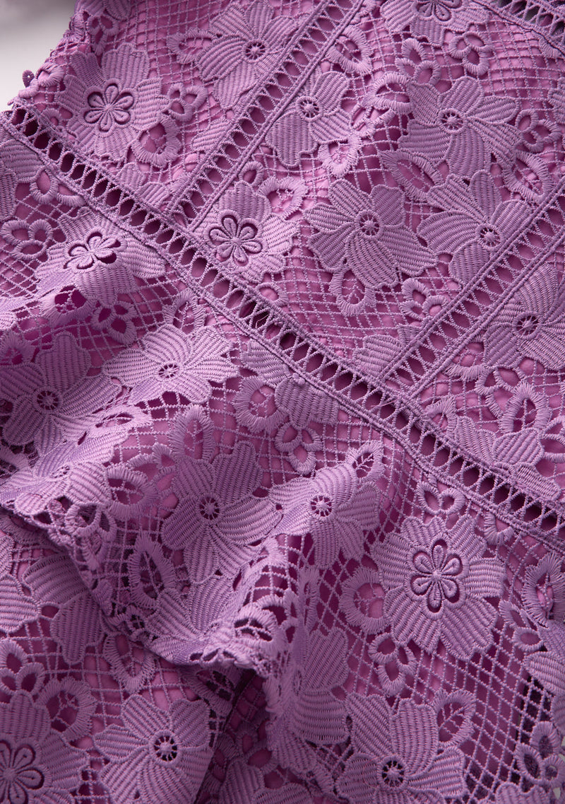 Gianna Embroidery Mini Dress