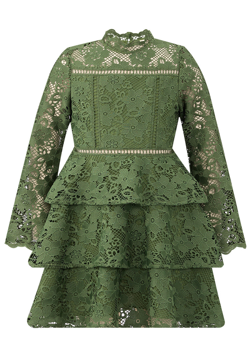 Gianna Embroidery Mini Dress