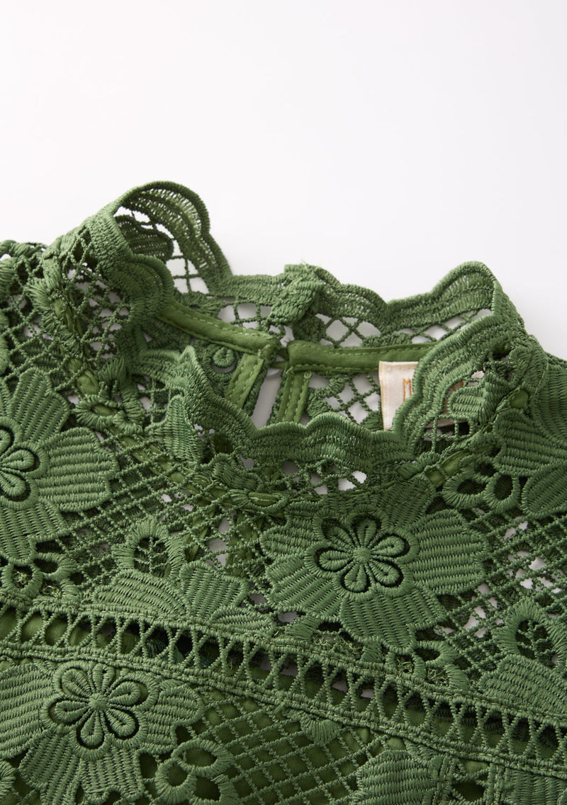 Gianna Embroidery Mini Dress