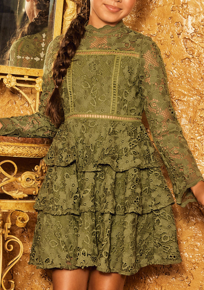 Gianna Embroidery Mini Dress