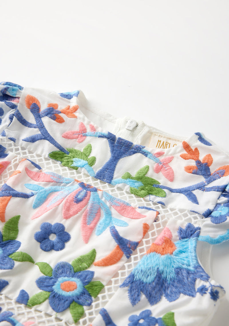 Joanna Embroidered Mini Dress (Baby)