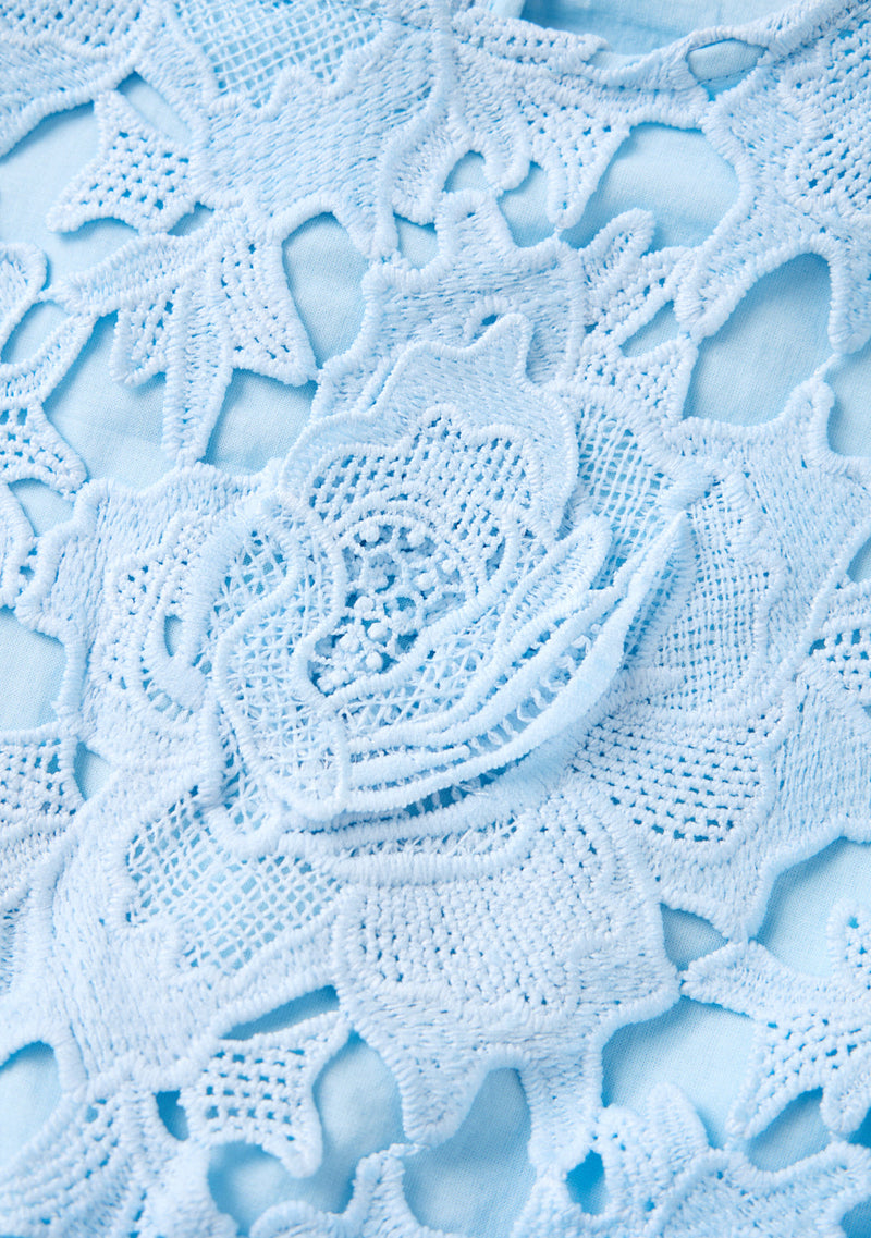 Judy Embroidered Mini Dress