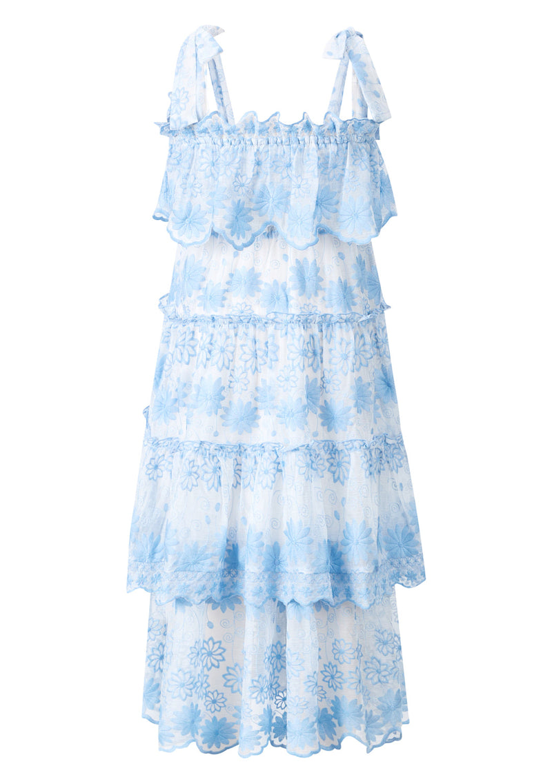 Lena Embroidered Maxi Dress