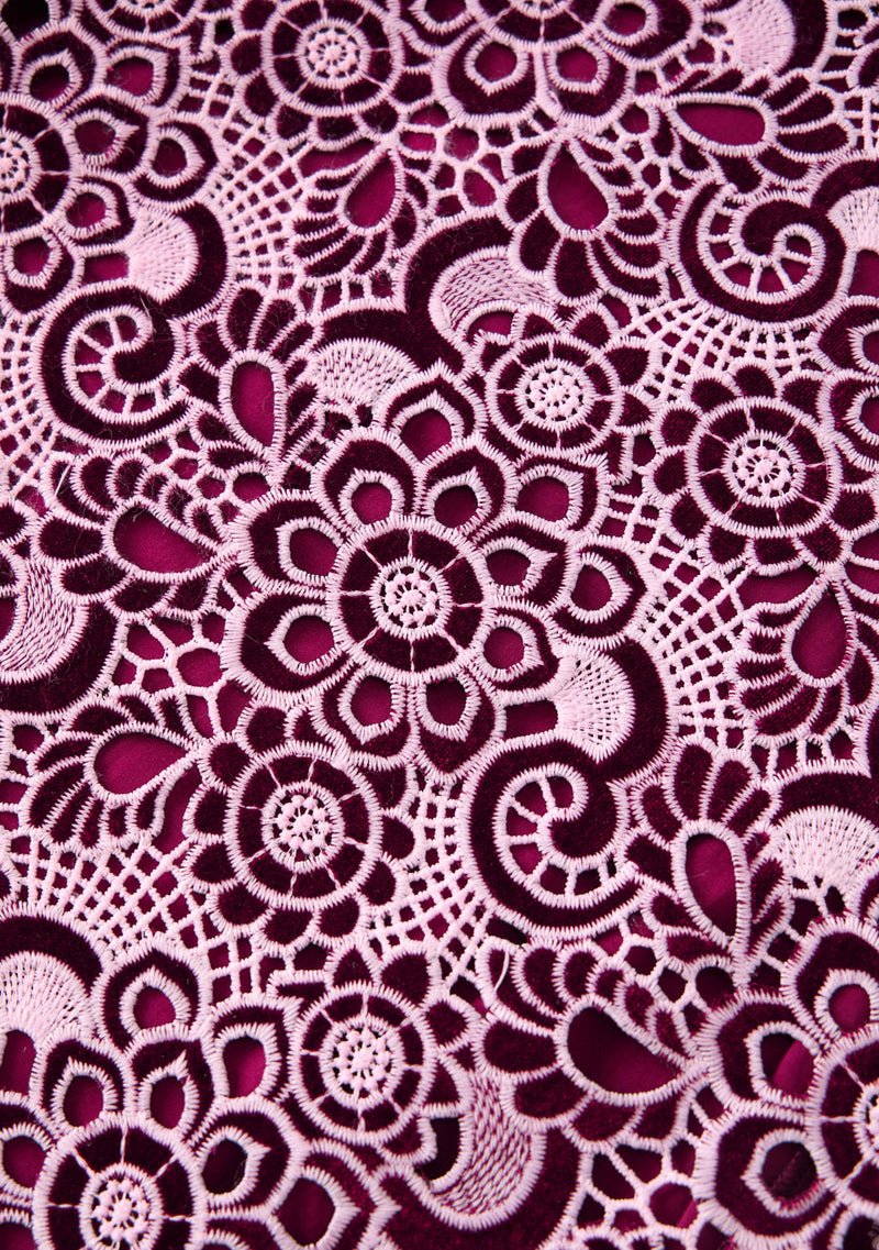 Libby Embroidered Mini Dress