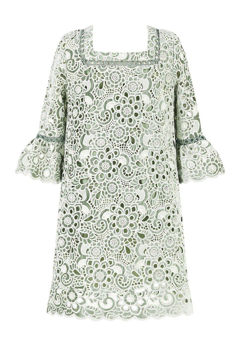 Libby Embroidered Mini Dress