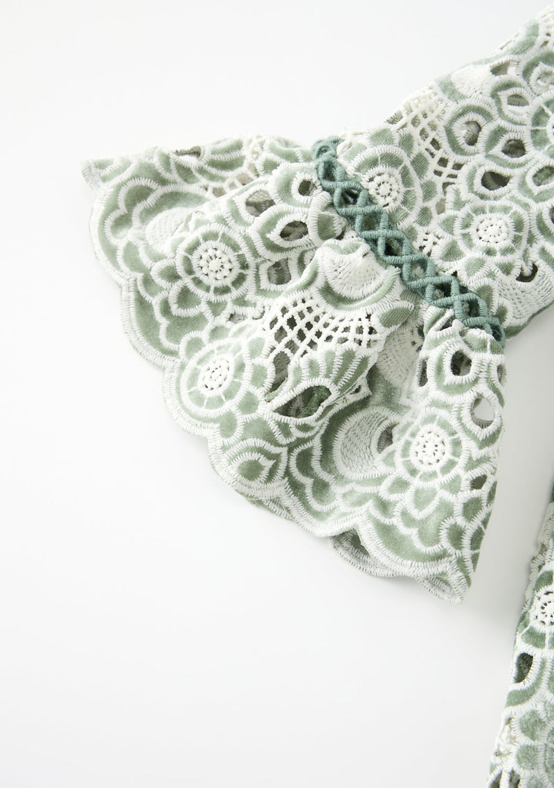 Libby Embroidered Mini Dress