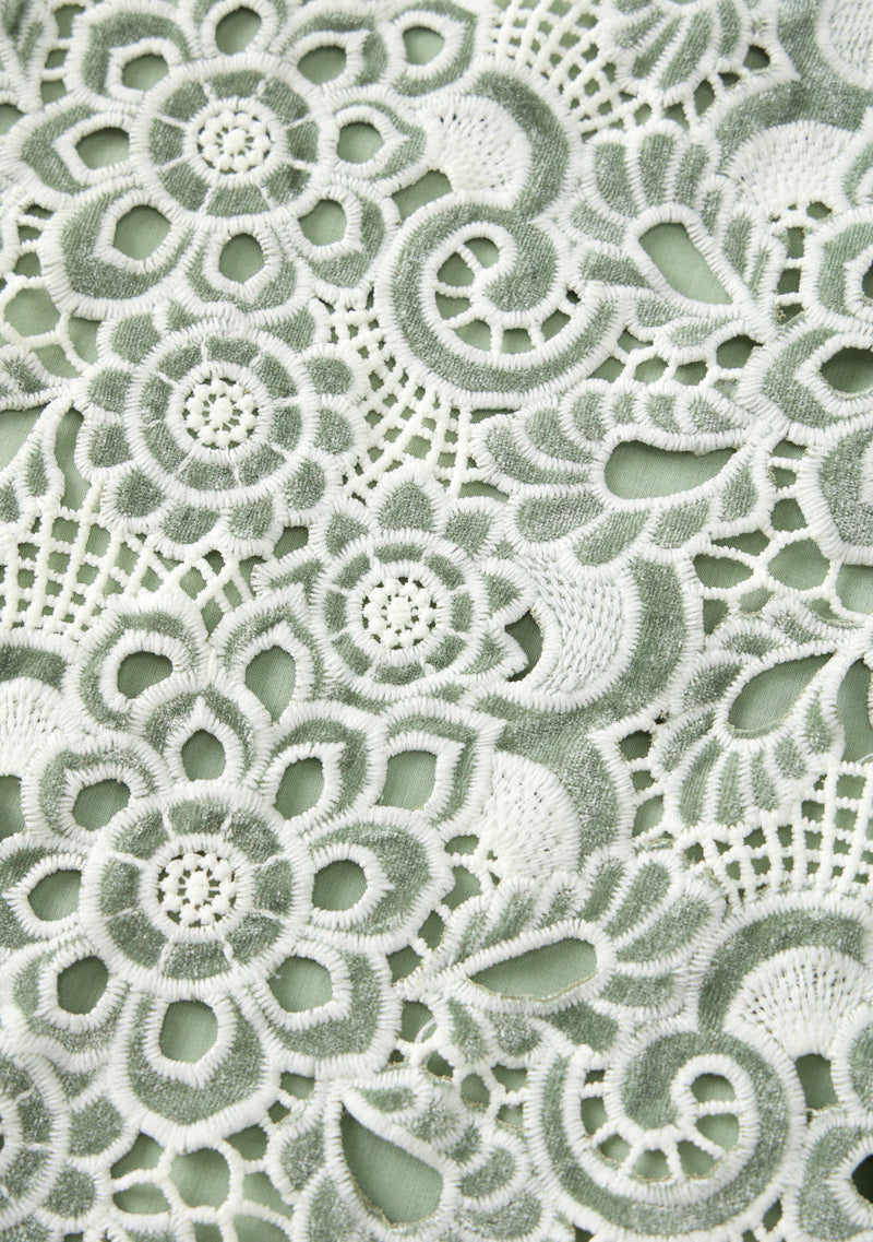 Libby Embroidered Mini Dress