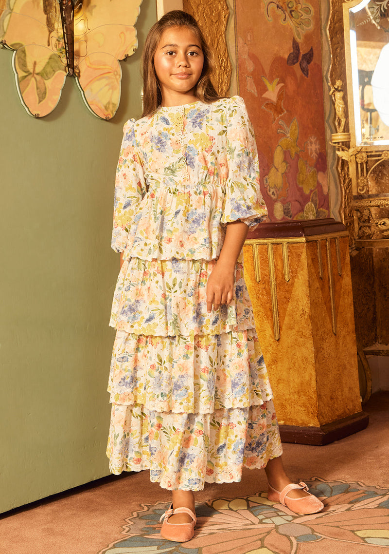 Lina Embroidered Maxi Dress