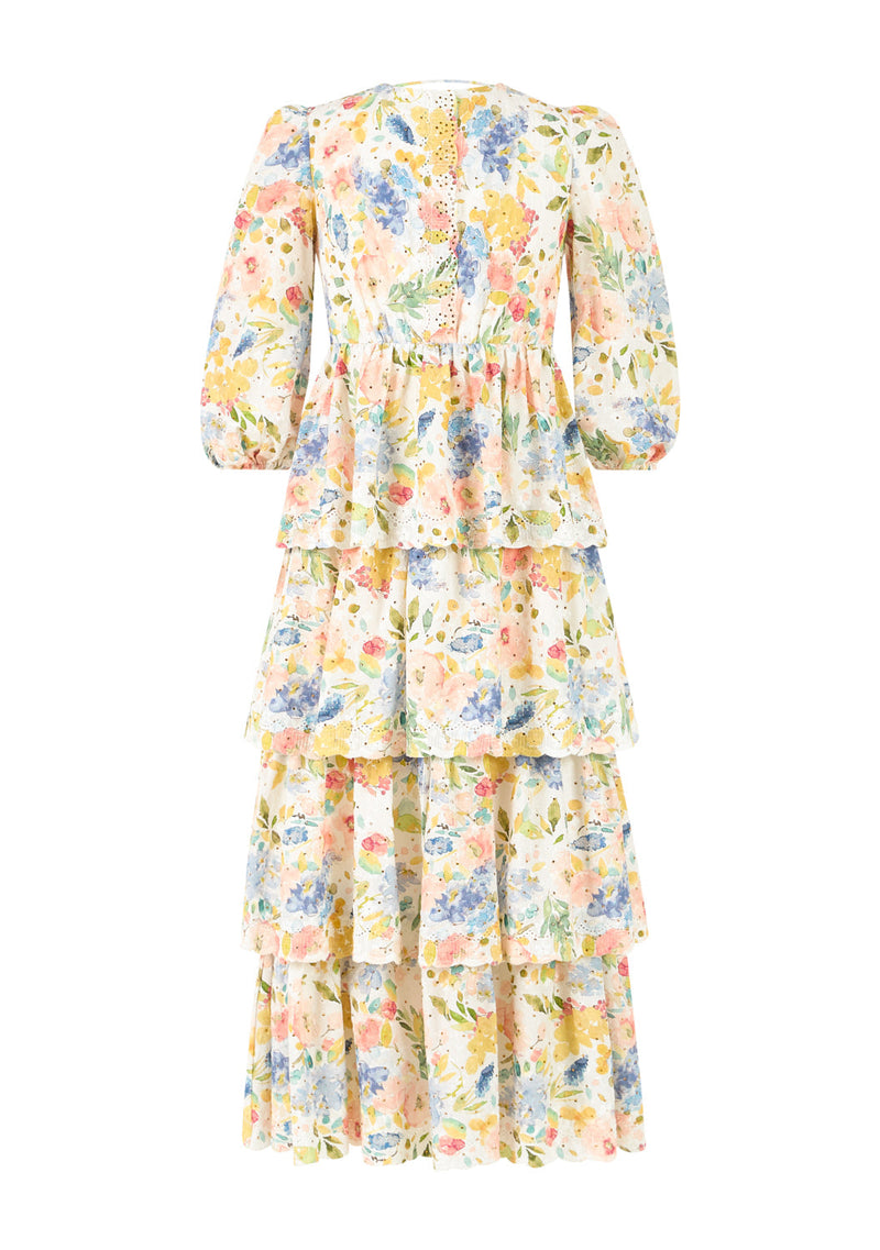 Lina Embroidered Maxi Dress