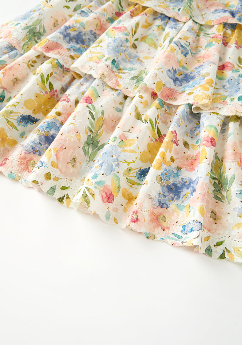 Lina Embroidered Maxi Dress