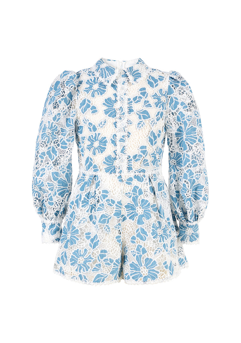 Lori Embroidered Romper