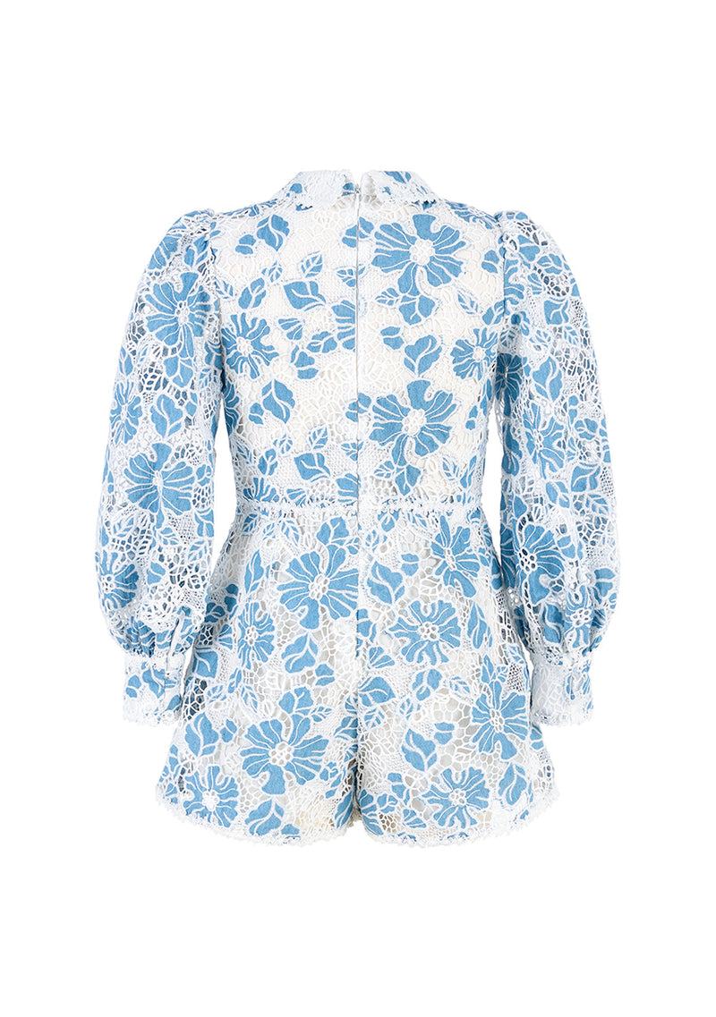 Lori Embroidered Romper