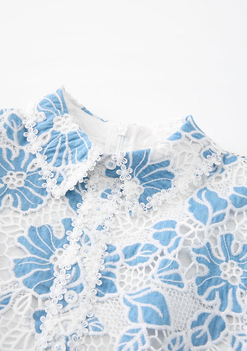 Lori Embroidered Romper