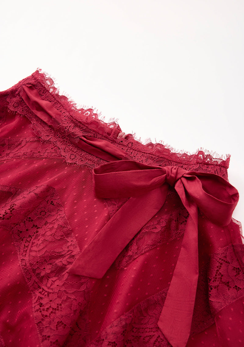 Madilynn Lace Mini Skirt