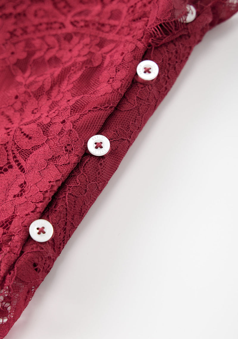 Madilynn Lace One Shoulder Top