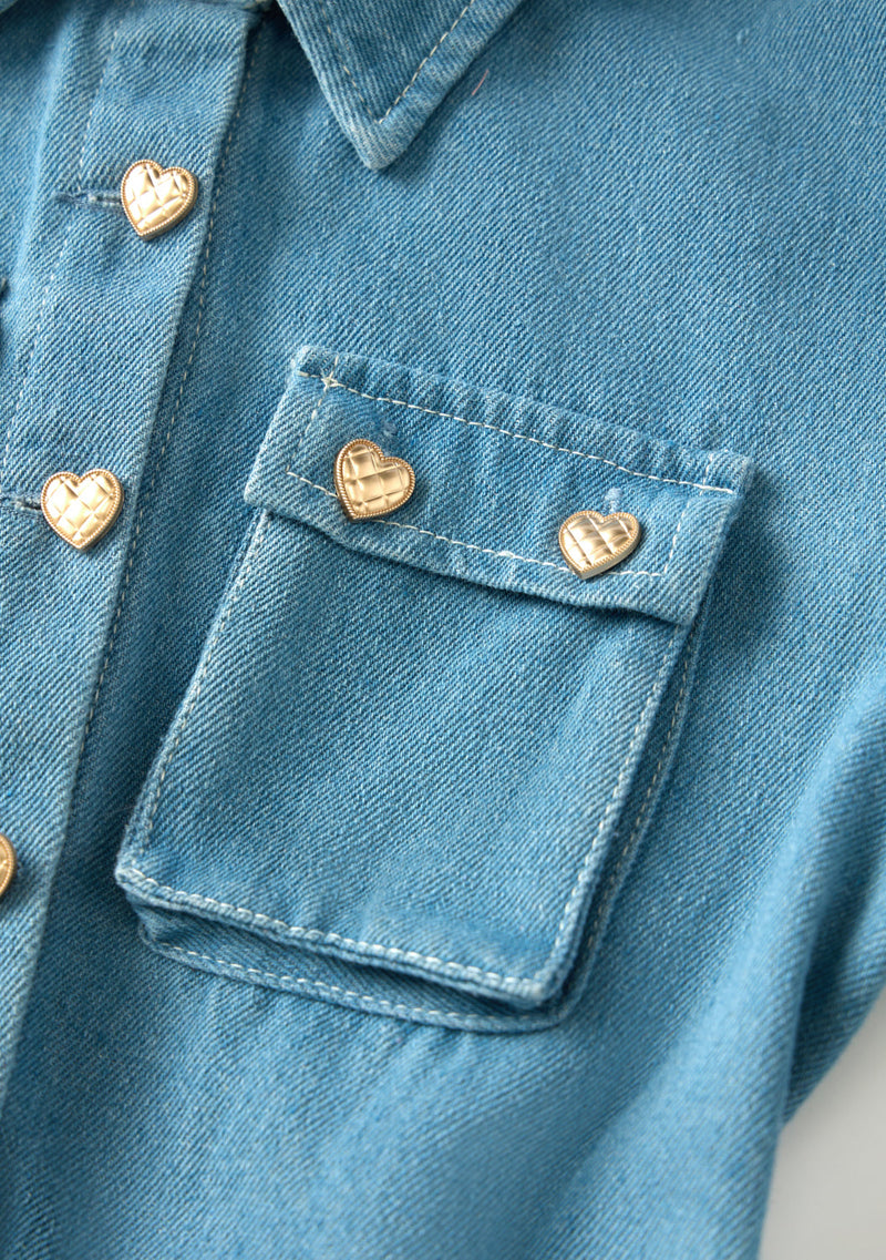 Maggie Denim Mini Dress