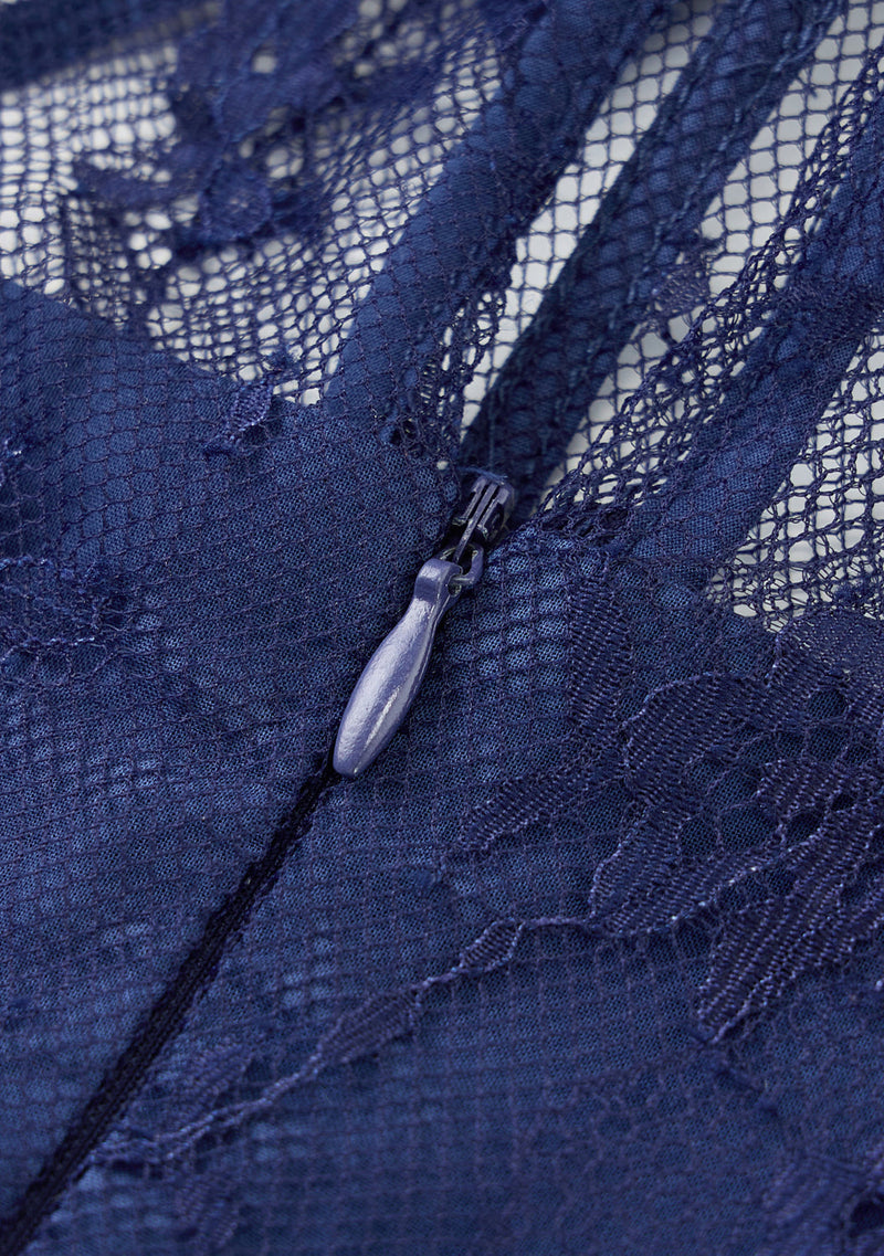 Monroe Lace Sleeve Mini Dress