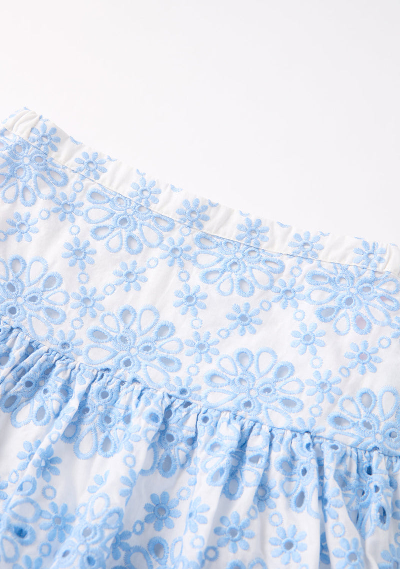 Nora Embroidered Maxi Skirt