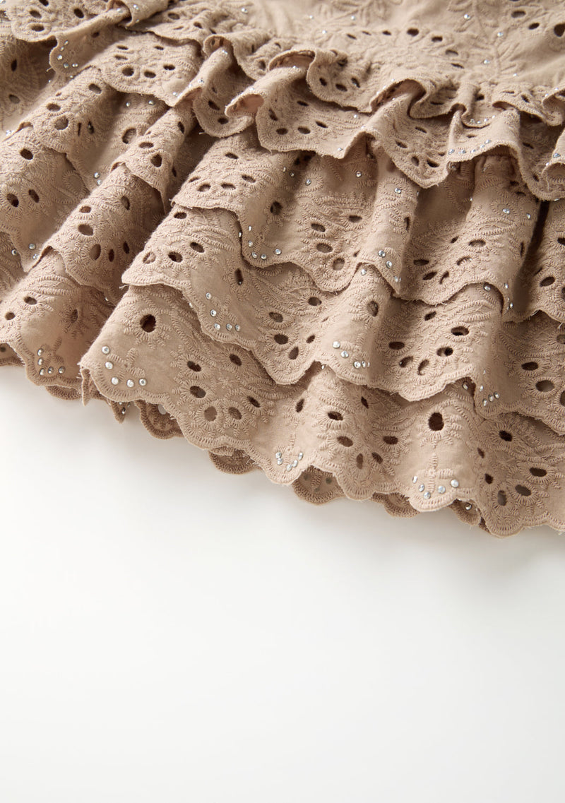 Ottilie Embroidered Mini Skirt