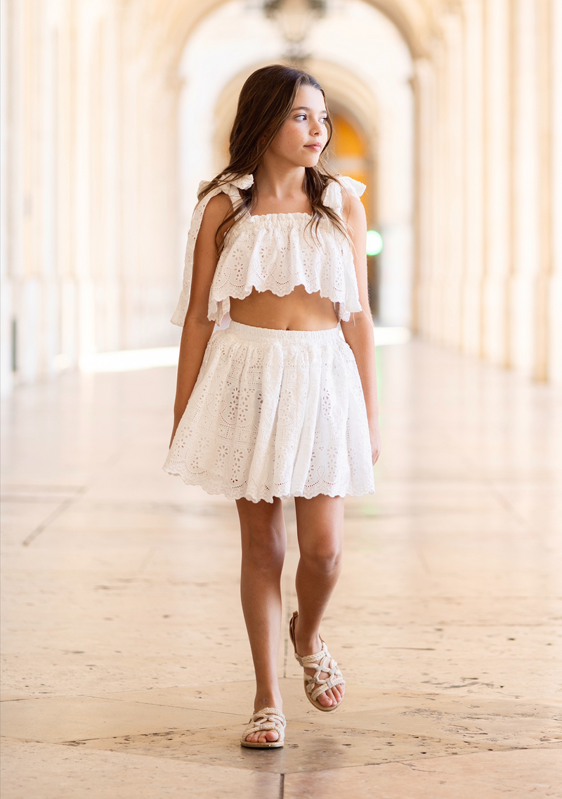 Alegra Embroidered Skirt