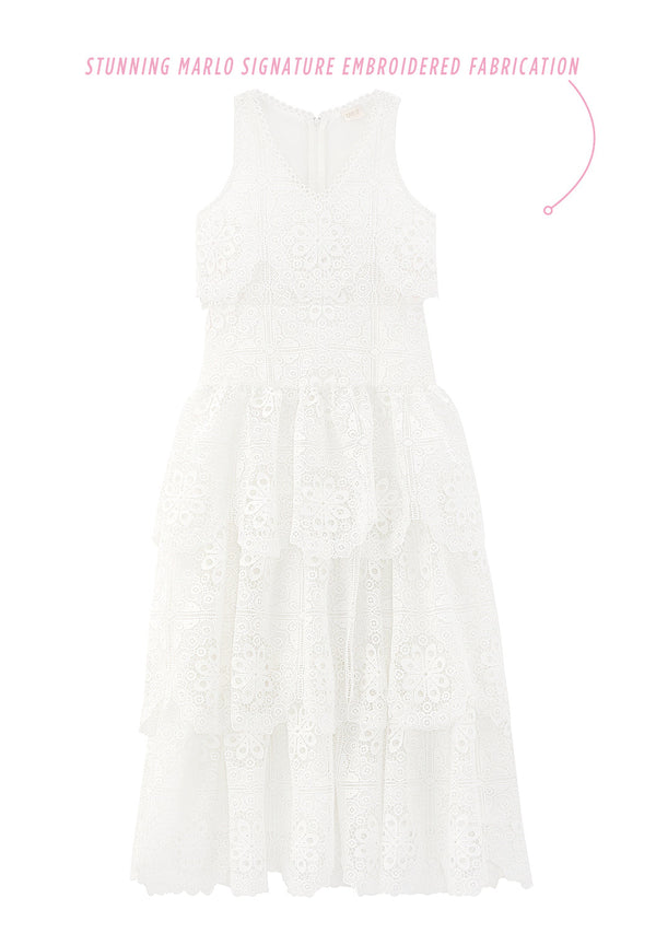 Aurora Embroidered Maxi Dress