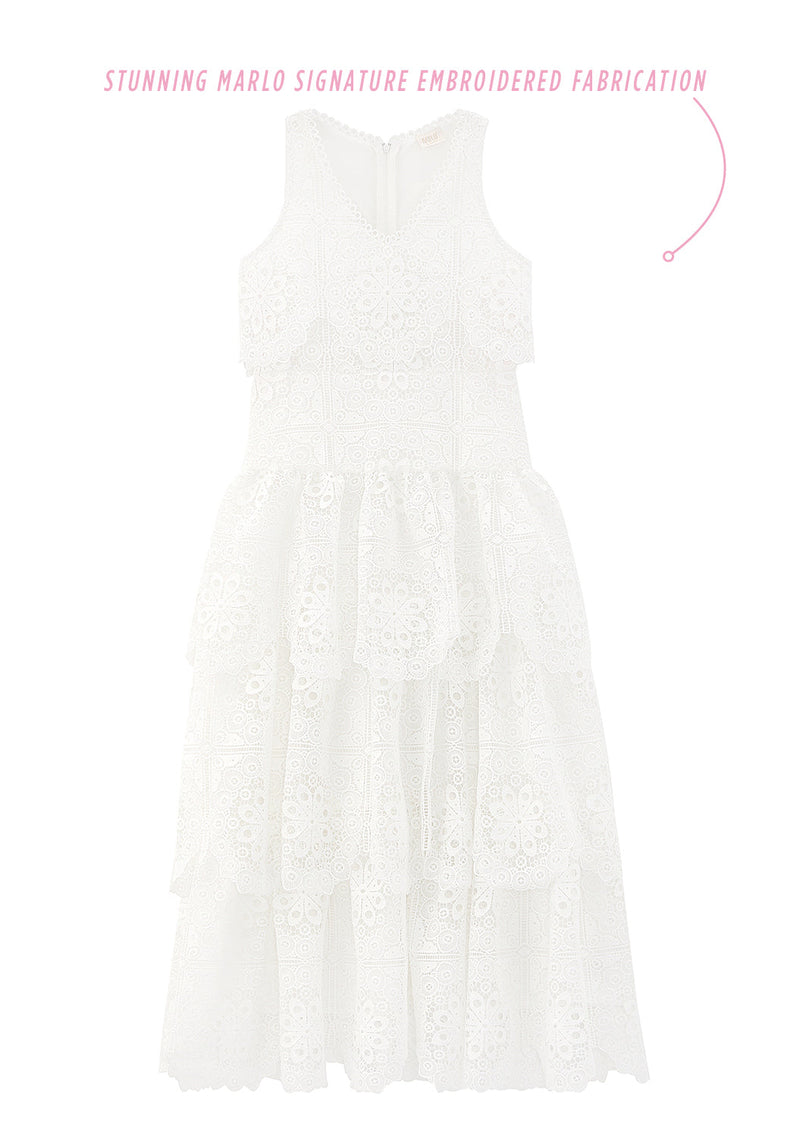 Aurora Embroidered Maxi Dress