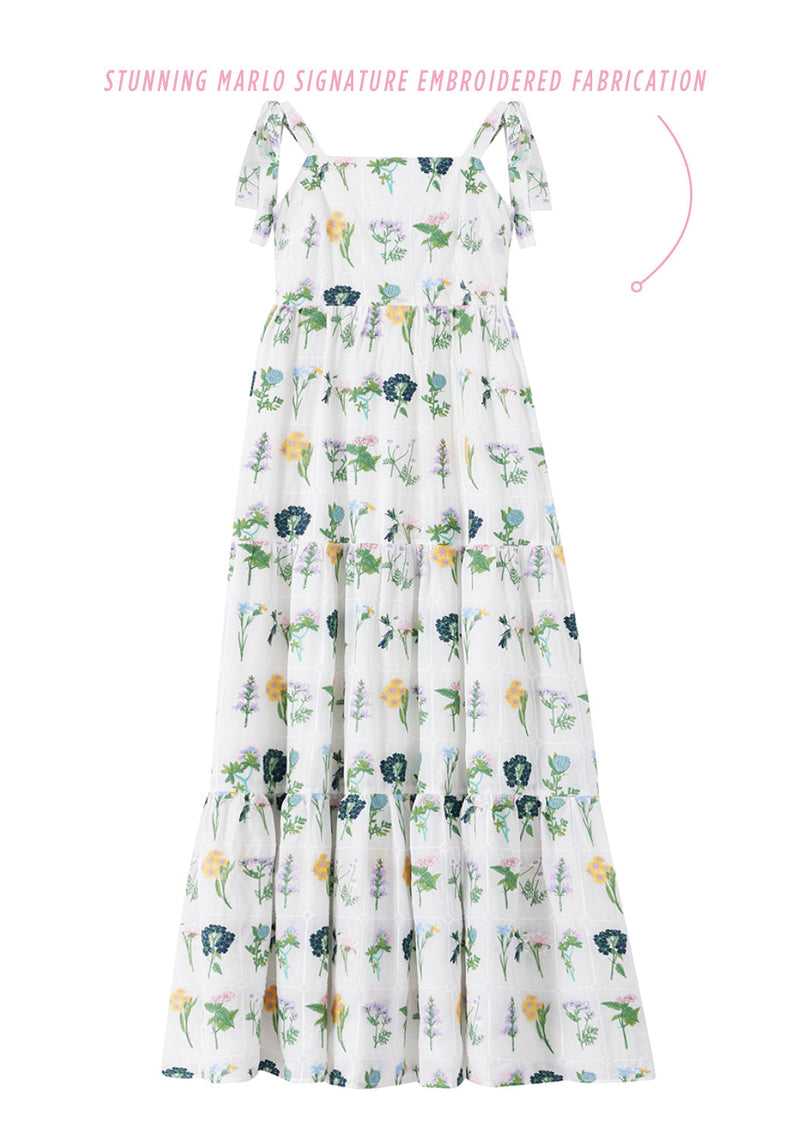 Freya Embroidered Maxi Dress (Women)