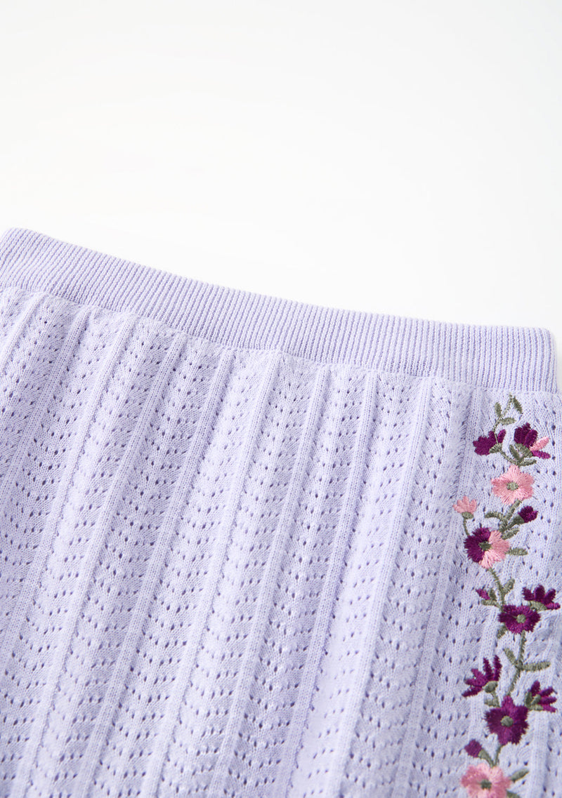 Sandy Knit Mini Skirt