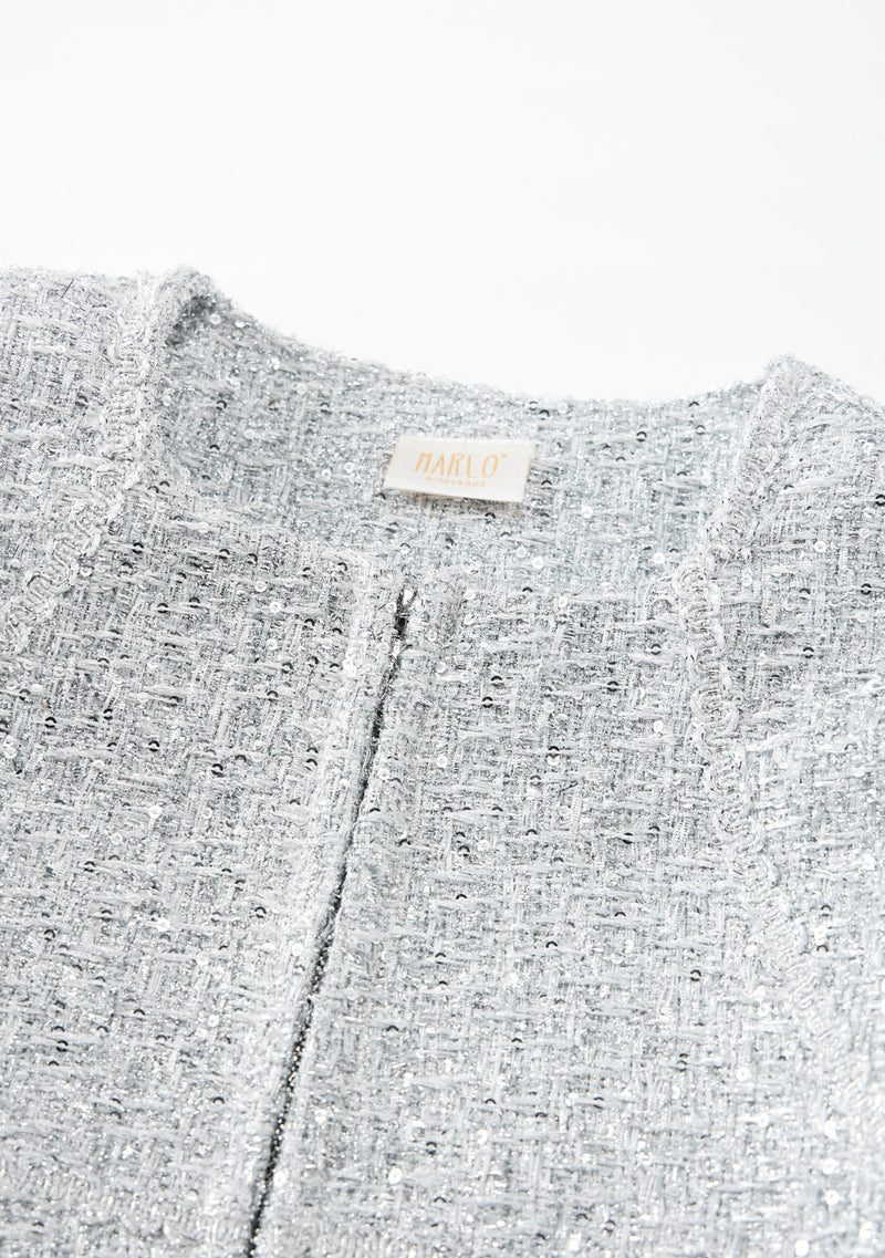 Stardust Tweed Mini Dress