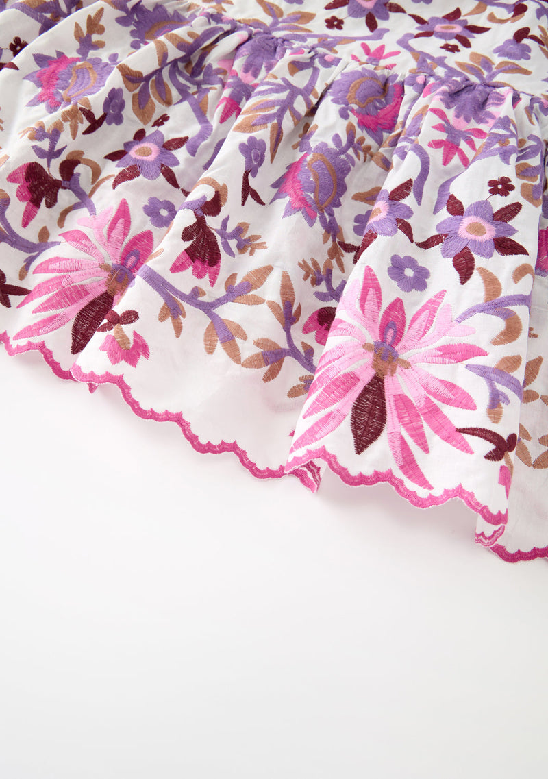 Taylee Embroidered Maxi Dress